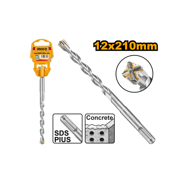 Ingco SDS plus hammer drill 12*210mm DBH1211202C
