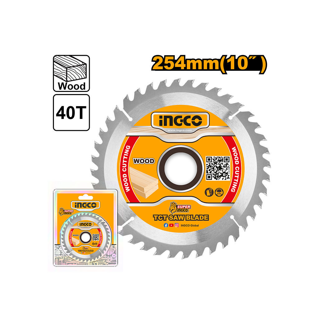 Ingco TCT saw blade 254mm TSB125425