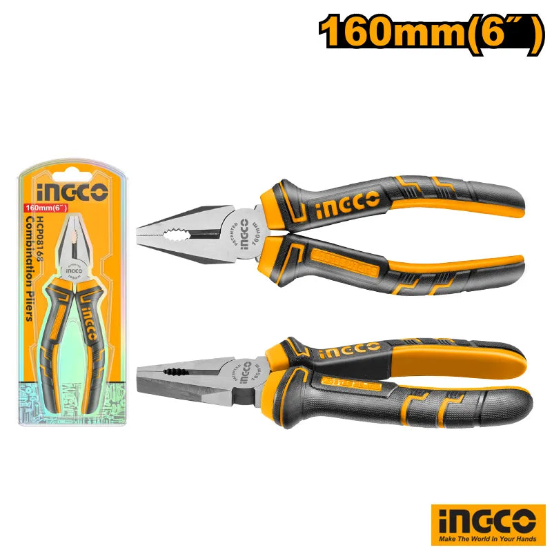 Ingco Combination pliers 160mm two color HCP08168