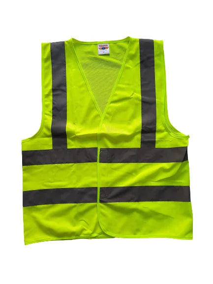 Safety Hi-Vis Vest with Reflector - 120 GSM High Visibility Safety Vest - Green