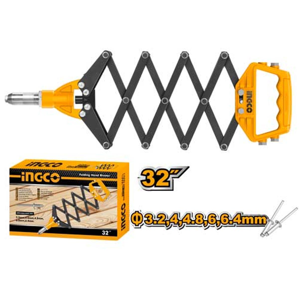 Ingco Folding hand riveter 32" HFOR321