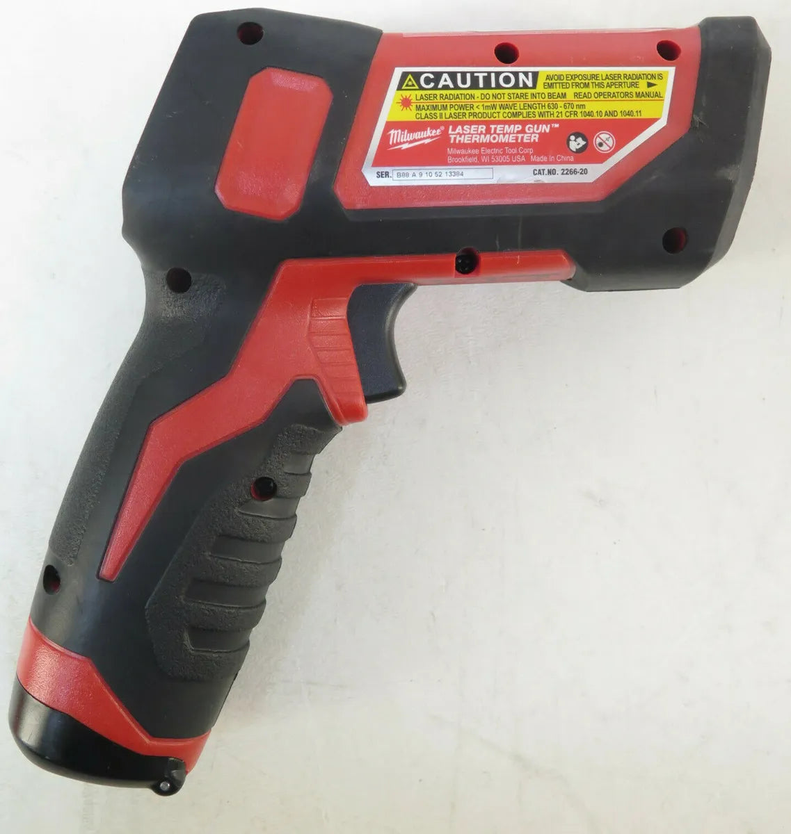 Milwaukee Laser Temperature Gun Thermometer ‐30 to 500Degree 2266‐20