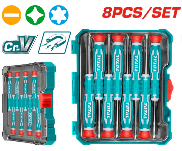 Total 8 Pcs precision screwdriver set THT250826