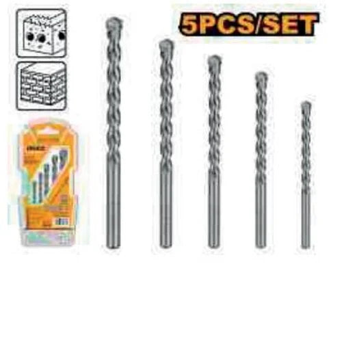 Ingco 5 Pcs SDS plus hammer drill bits set AKD2052