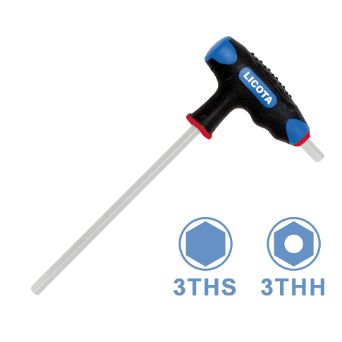 LICOTA MADE IN TAIWAN 10MM 3THS L-TYPE TWO WAY HEX KEY WRENCH MIRROR FINISH