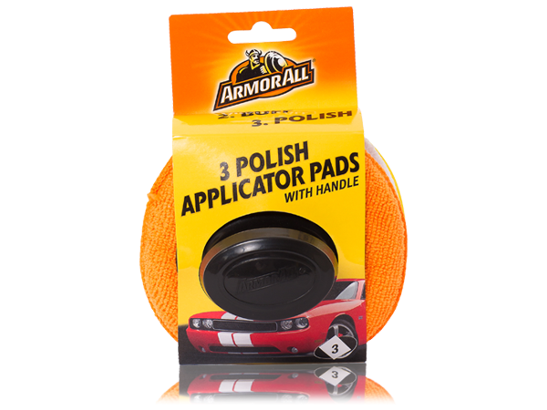 Armor All 3 Polish Applicator Pads with Handle