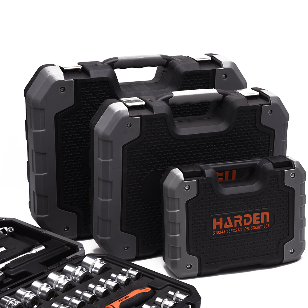 Harden 46 Pcs 1/4 " Dr. Socket set