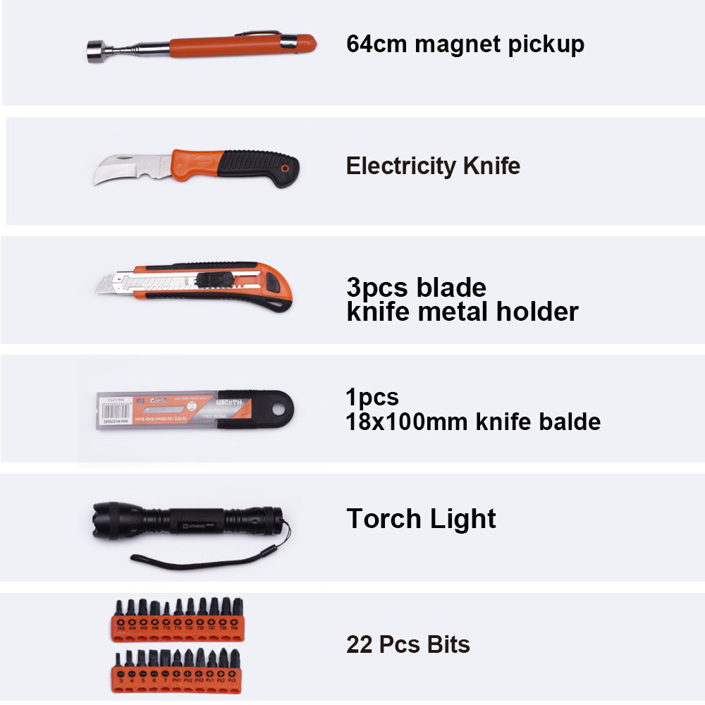 Harden 103Pcs Aluminuim Toolkit set