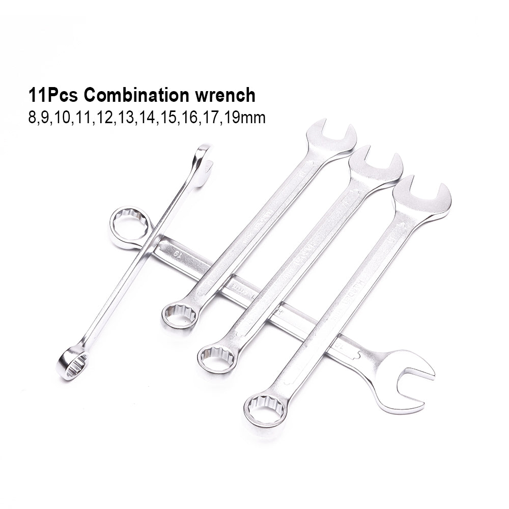 Harden 120+2Pcs 1/2 " &3/8" &1/4 " Dr. Socket set