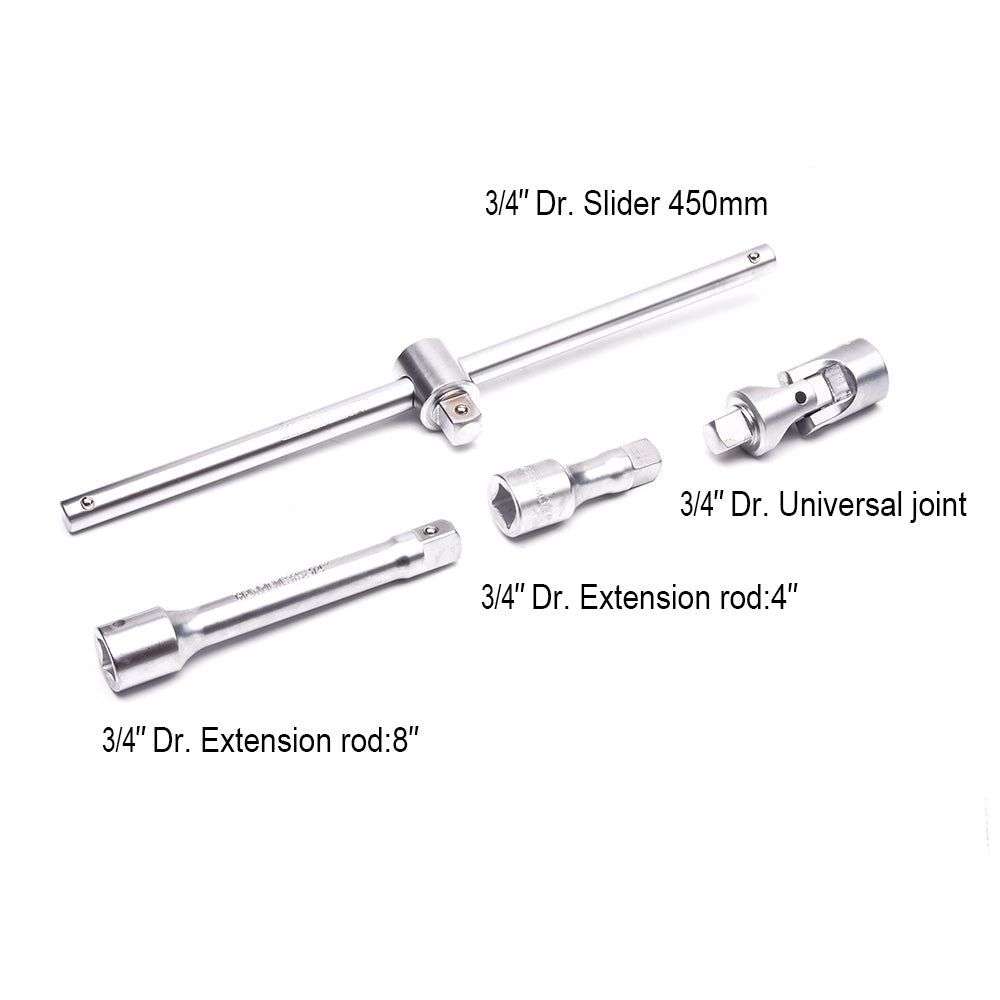 Harden 27Pcs 3/4" Dr.Socket Set