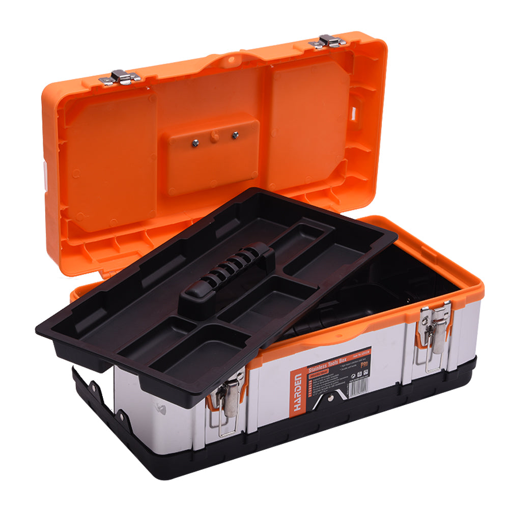 Harden Stainless Steel Tools Box 410mm 520226