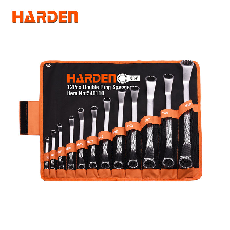 Harden Double End Ring Spanner 6-32mm (12Pc)