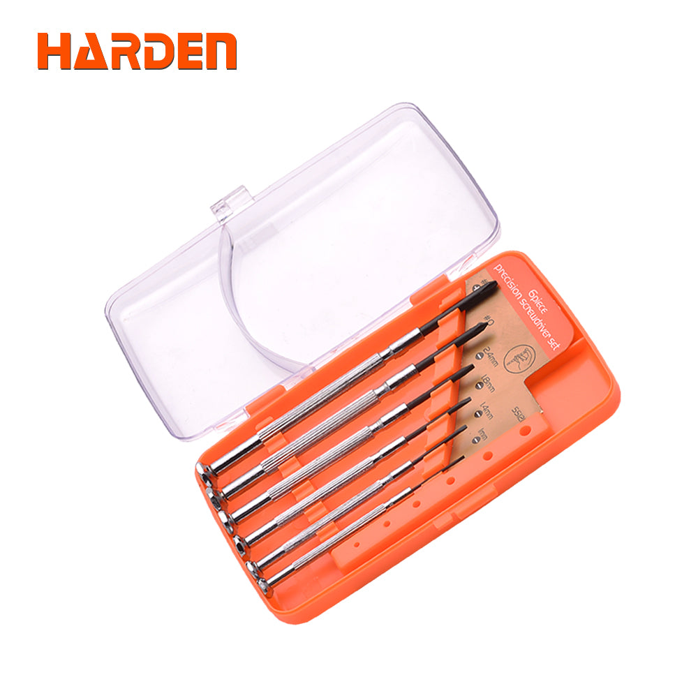 Harden 6pcs CRV Precision Screwdriver set