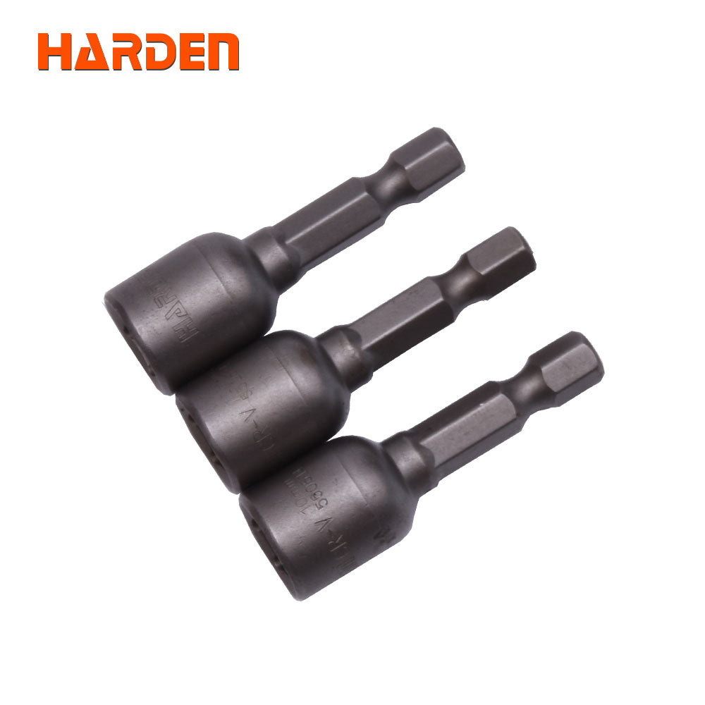 Harden 3pcs 45mm Magnetic Nut Drivers 10mm