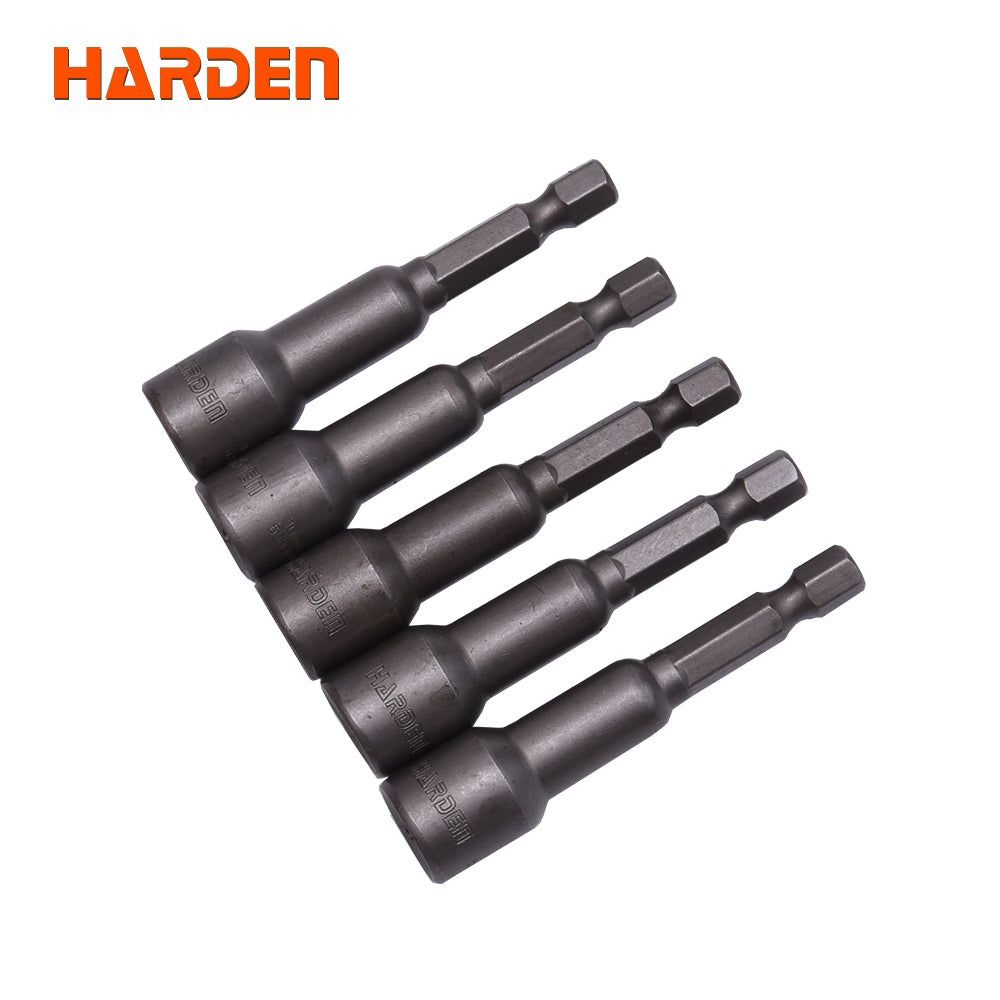 Harden 5pcs Magnetic Nut Drivers Size12mm