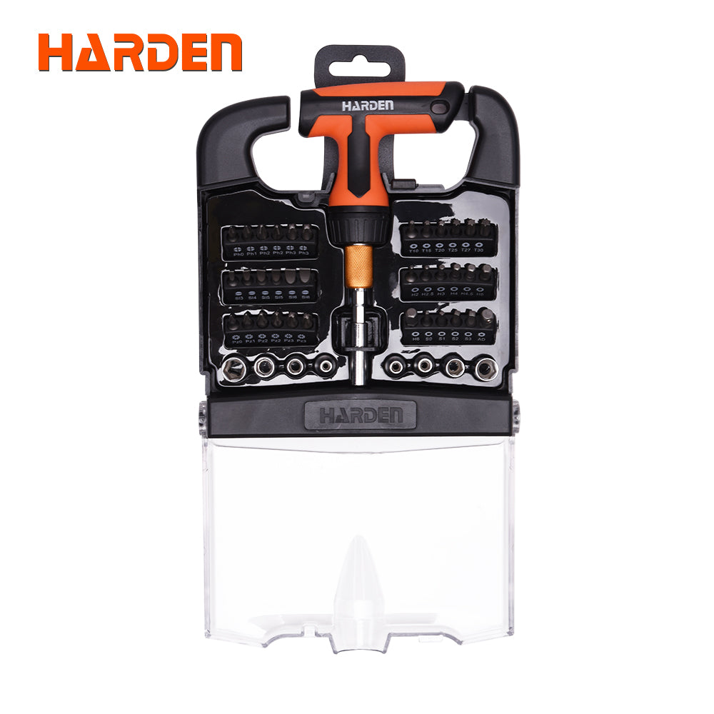 Harden 46Pcs Ratchet Screwdriver & Bits Set 551046