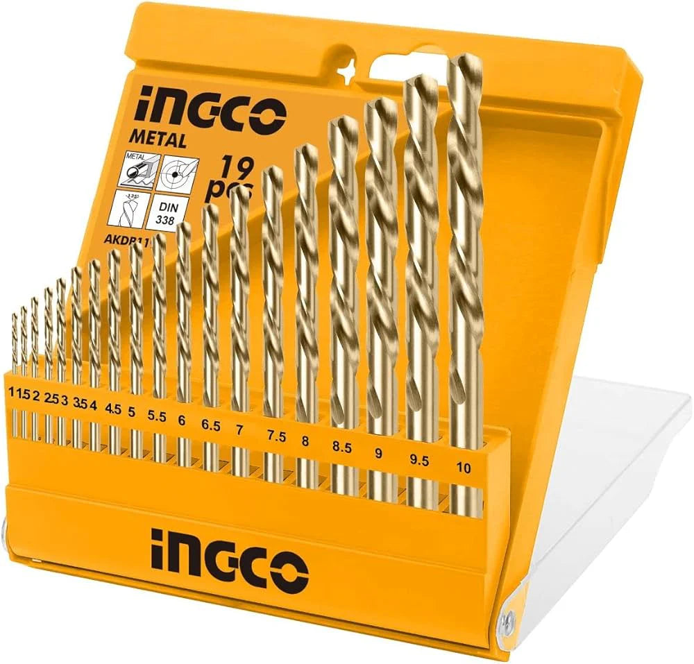 Ingco HSS twist drill bits set AKDB1195