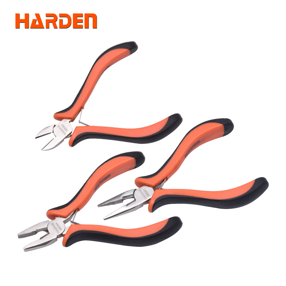 Harden 3Pcs Mini Pliers Set 4.5"