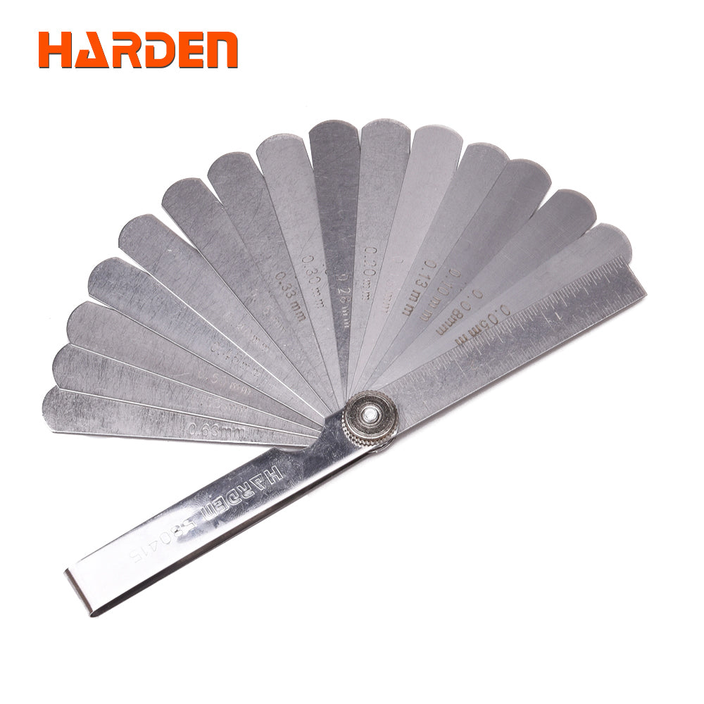 Harden 15Pcs Feeler Gauge