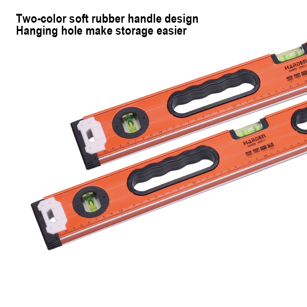 Harden Aluminium Three Vials Level 40" 580513