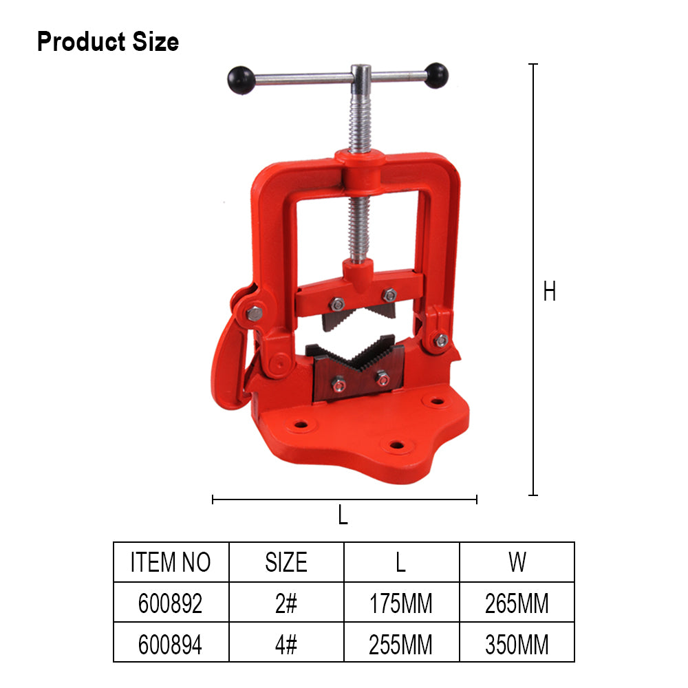 Harden Table Pipe Vice 100mm 4"