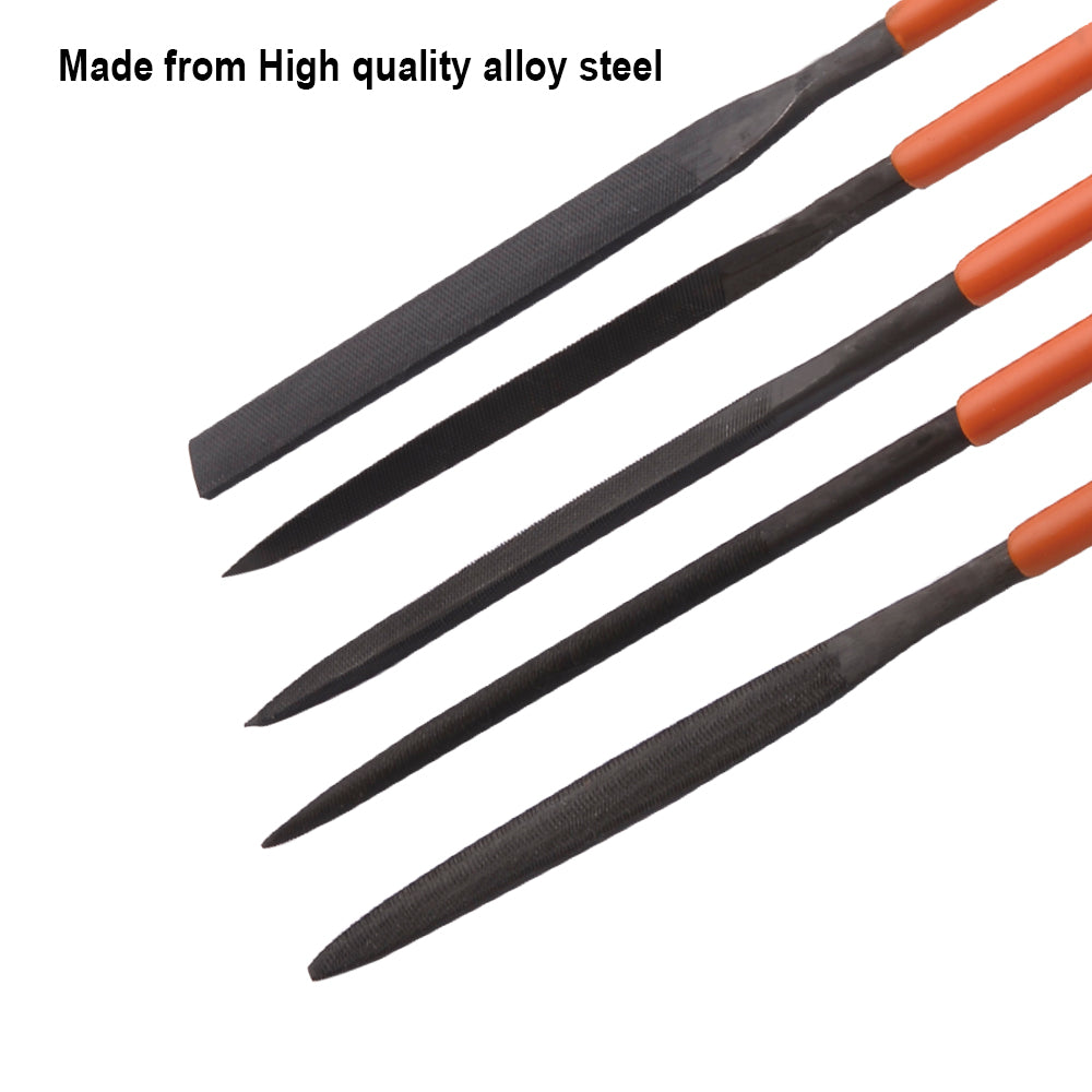 Harden 5Pcs Needle Files Set Size 5 X 185mm