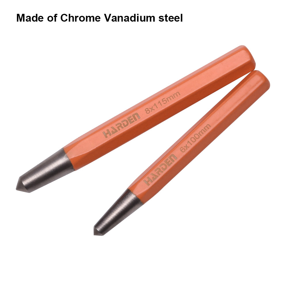Harden 6x10x100mm Centre Chisel 1pc 610832