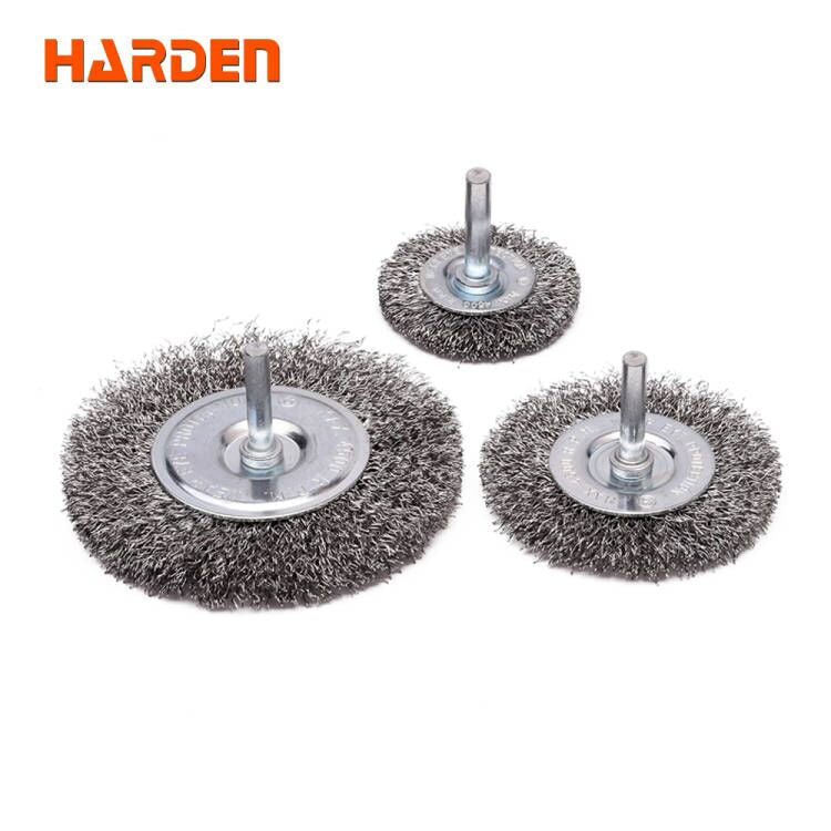 Harden Circular Grinding Wire Brush With Shank 100mm