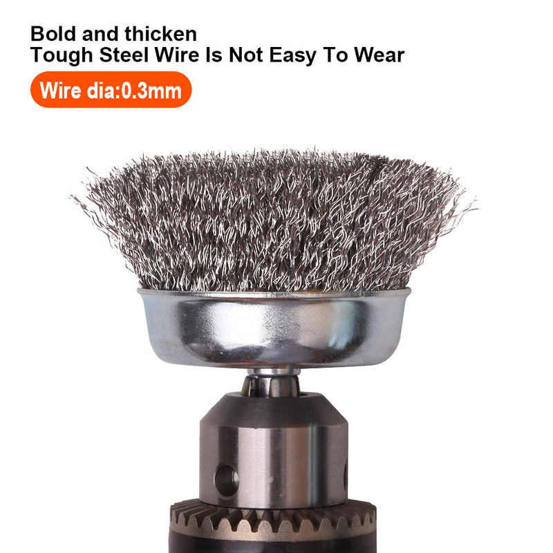 Harden Cup Brush With ShankSize50mm