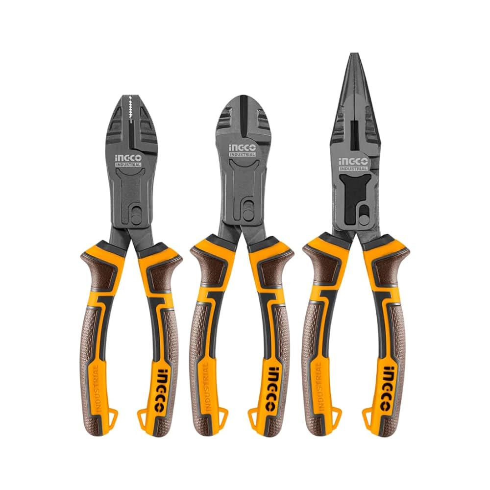 Ingco 3 Pcs compound action pliers set HKCPS5831