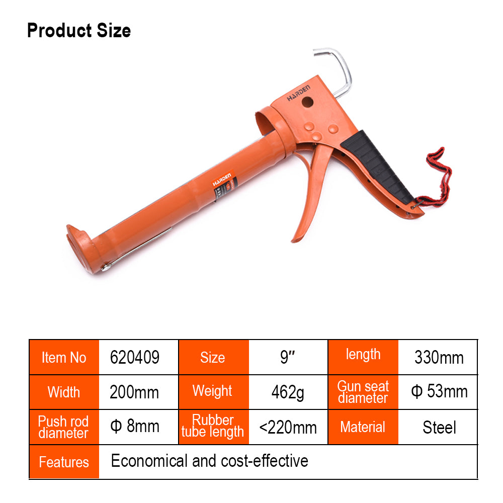 Harden Caulking Gun 9"