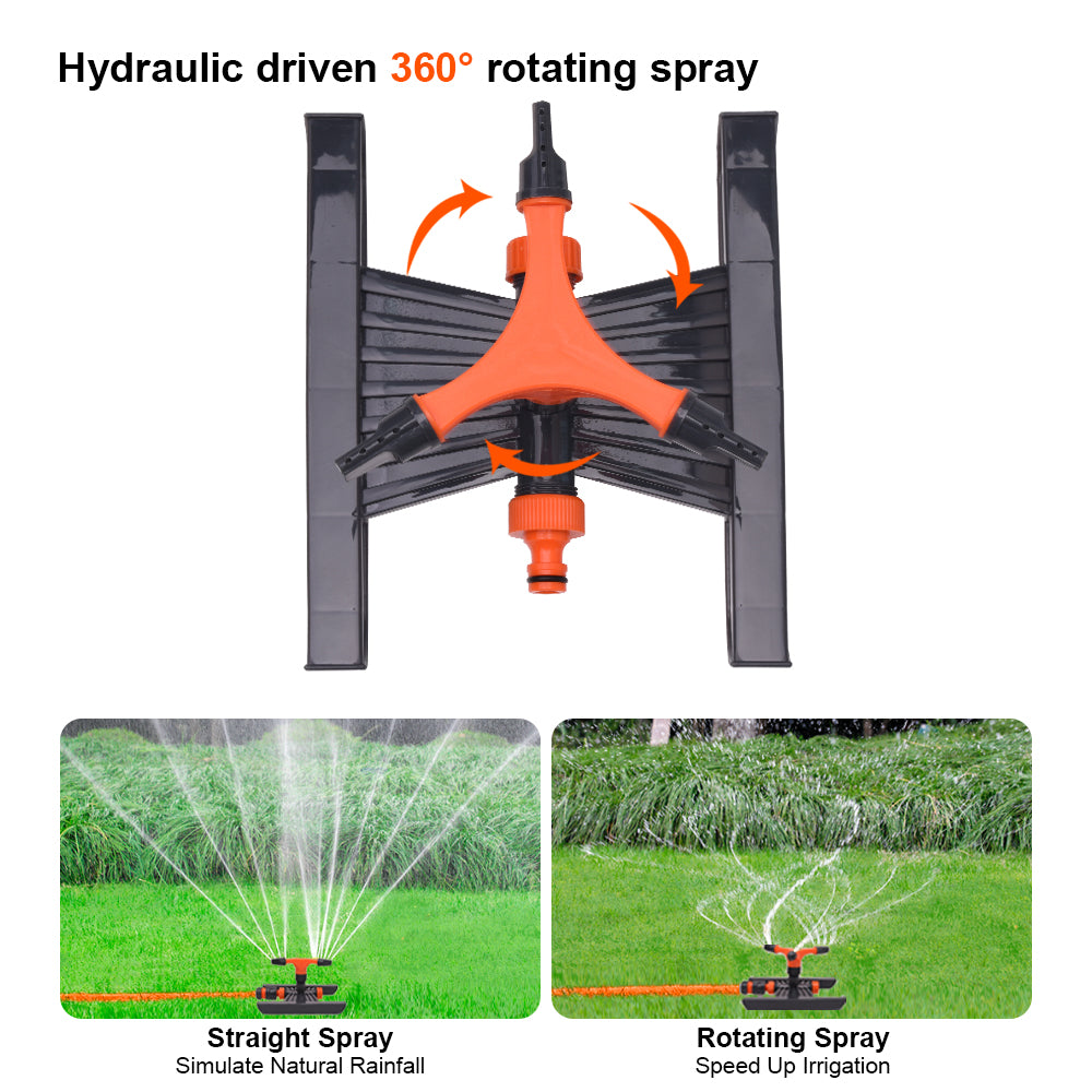 Harden 3 Arm Rotary 360 Degree Irrigation Sprinkler 633143
