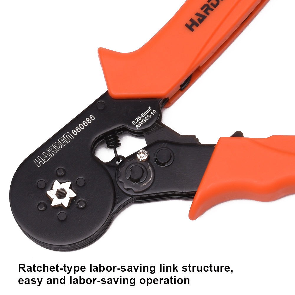 Harden Square Ratchet Crimping Plier 660686HS8 64