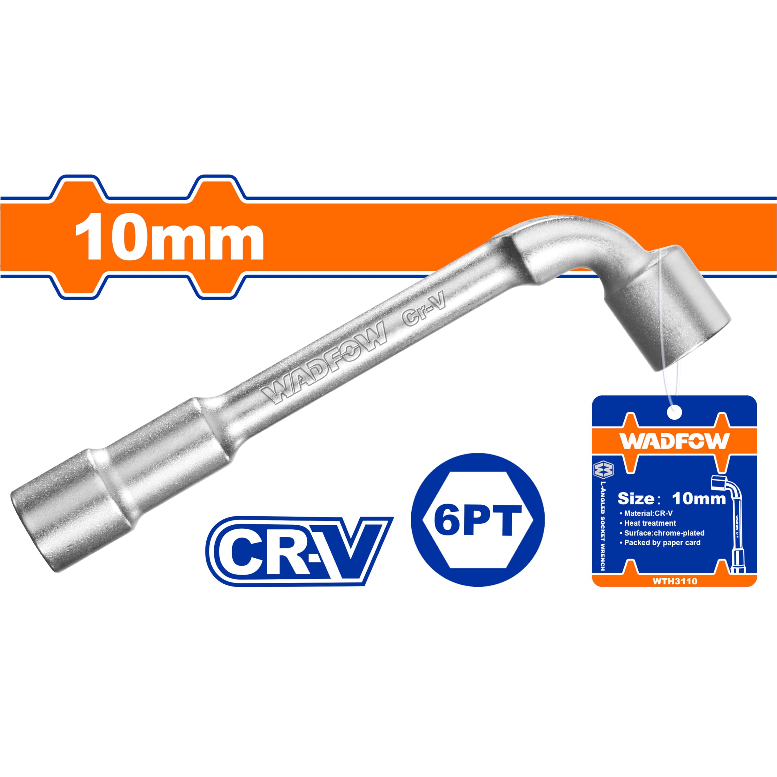Wadfow L-angled socket wrench WTH3110