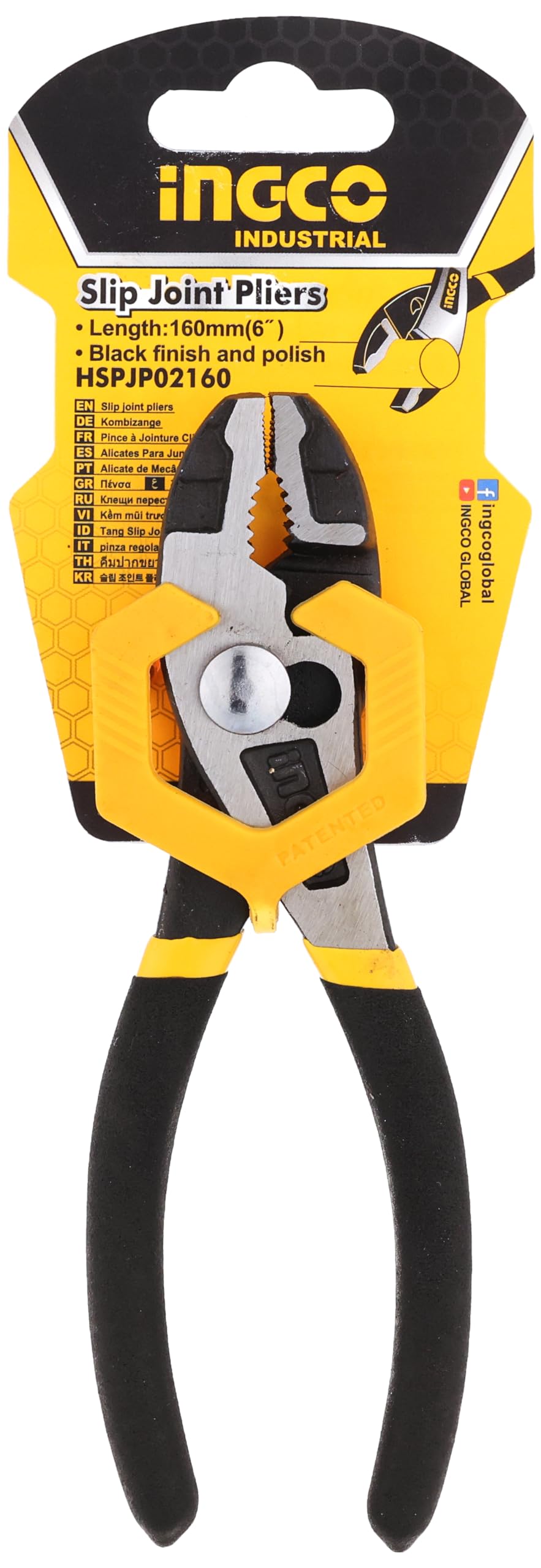 Ingco Slip joint pliers 160mm HSPJP02160