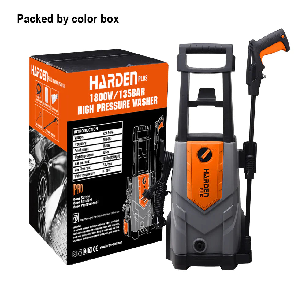 Harden 1800W/135Bar High Pressure Washer 753718