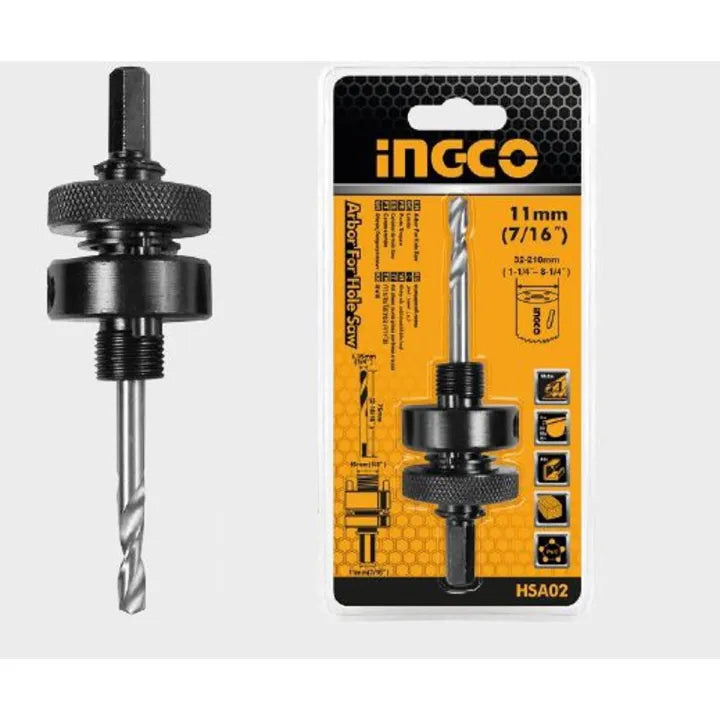 Ingco Arbor for hole saw 32mm-210mm HSA02