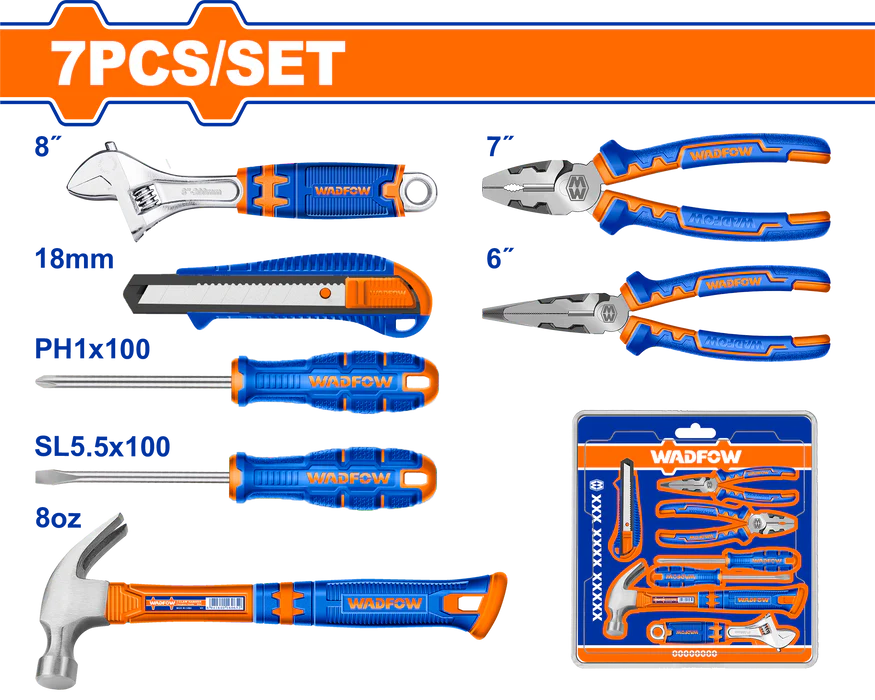 WADFOW 7 Pcs hand tools set WHS5307