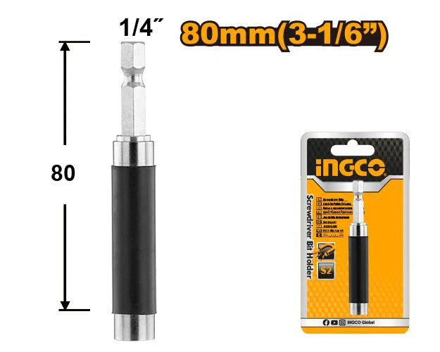 Ingco Extension screwdriver bit holder with Magnetic ABH30801