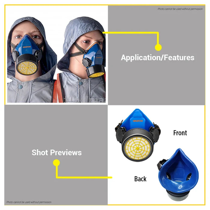 Wadfow Half Mask Respirator WRJ1501