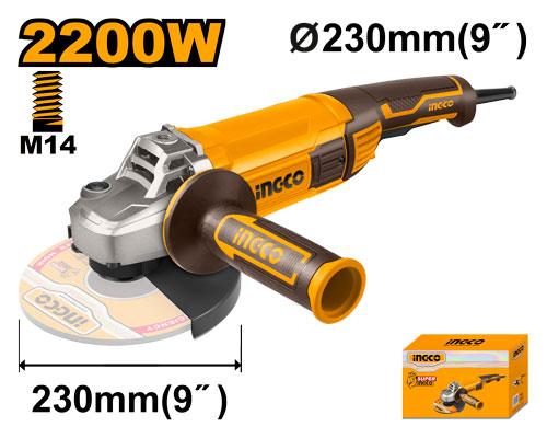 Ingco Angle grinder 2200w AG220018