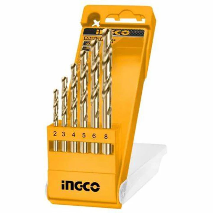 Ingco 7Pcs HSS twist drill bits set AKD1075
