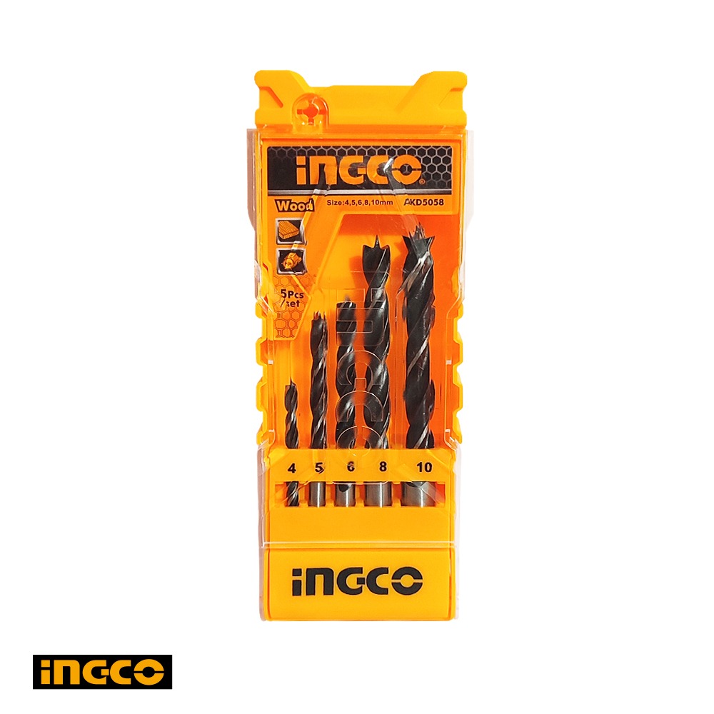 Ingco 5 Pcs wood drill bits set AKD5058