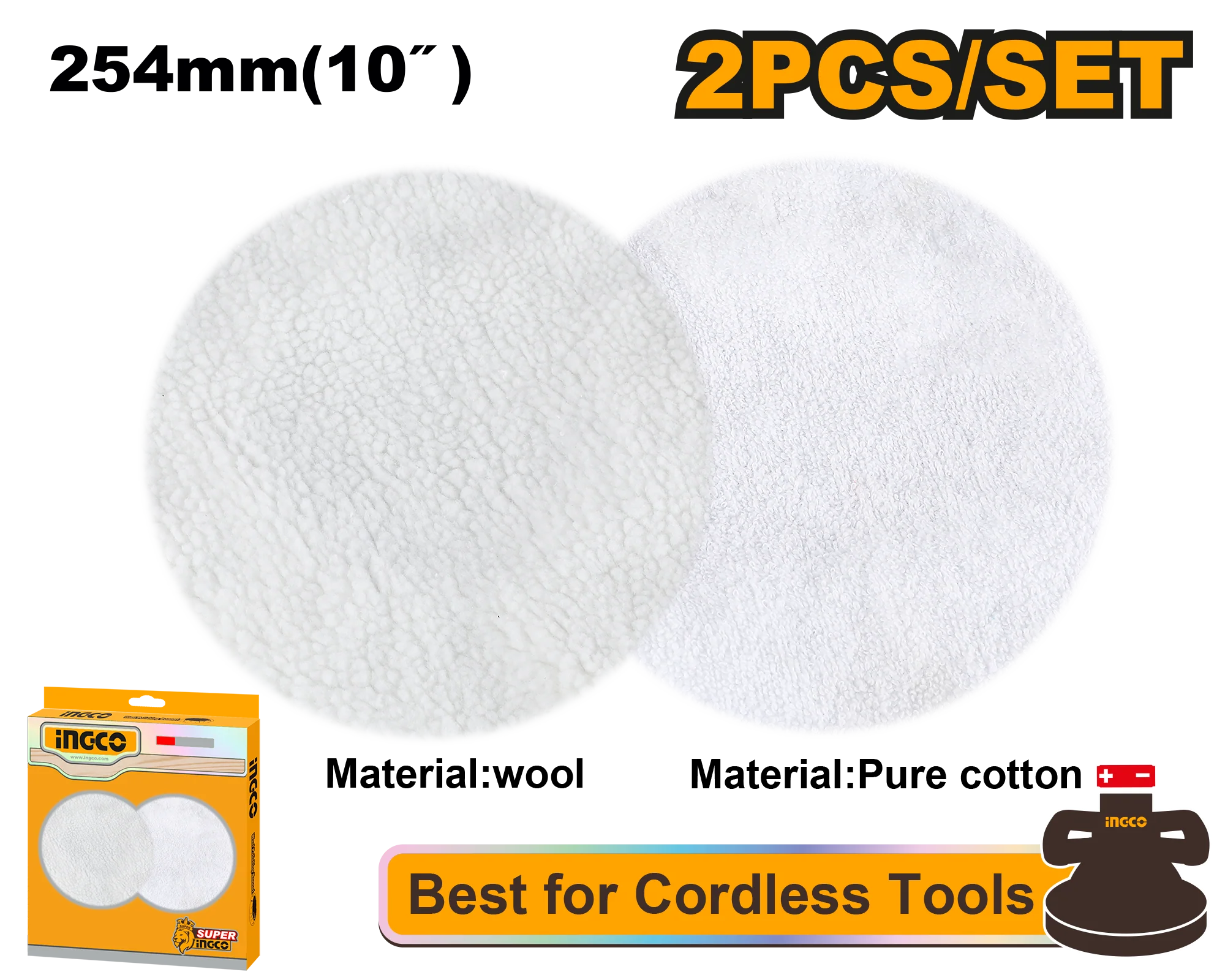 Ingco Polishing and cleaning set APP25402