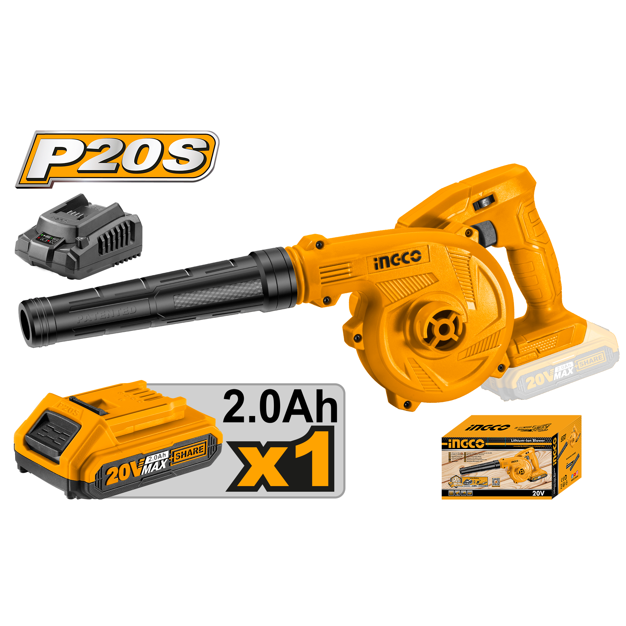 Ingco Cordless blower 20v CABLI200181
