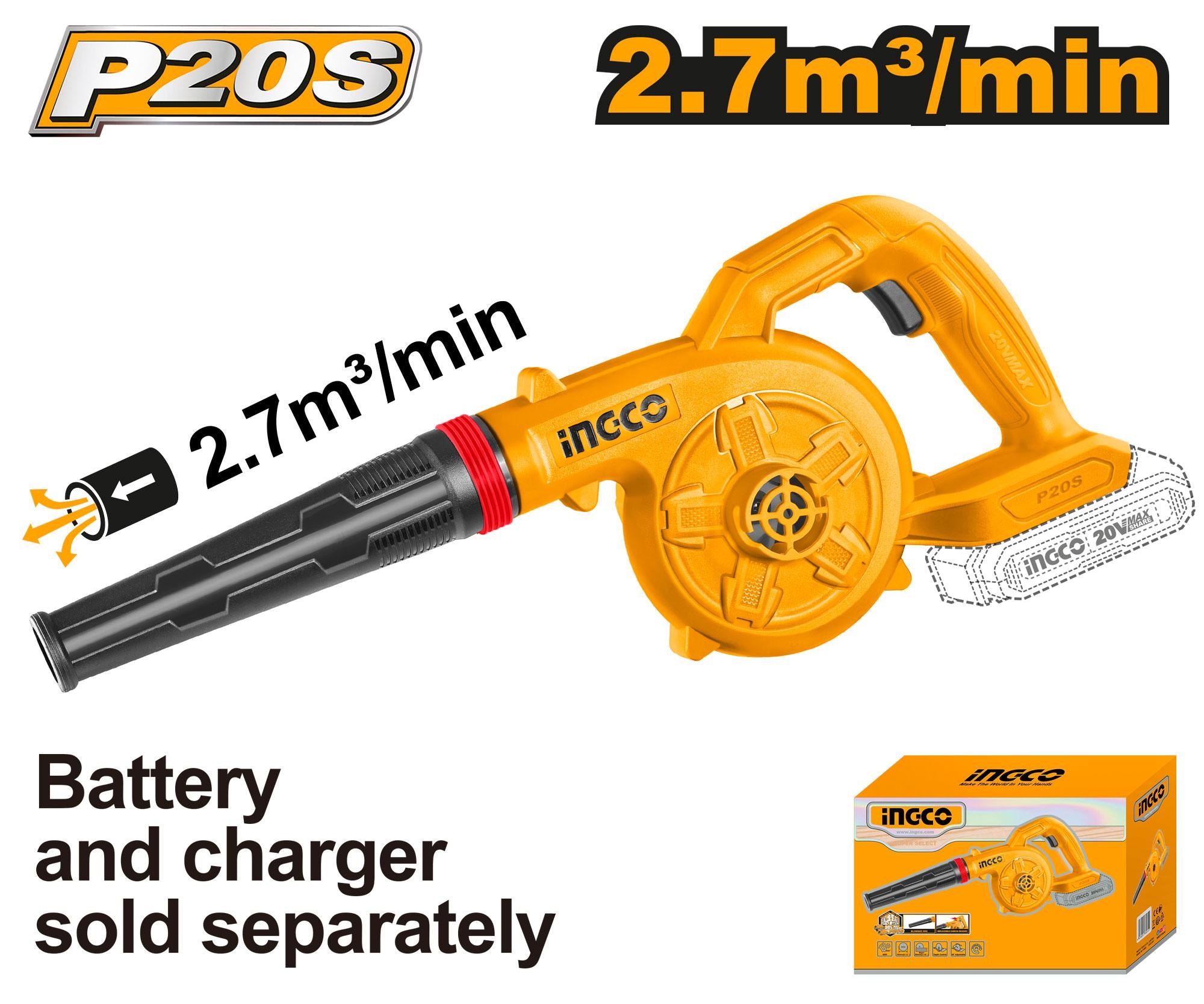 Ingco Cordless blower 20v CABLI20028