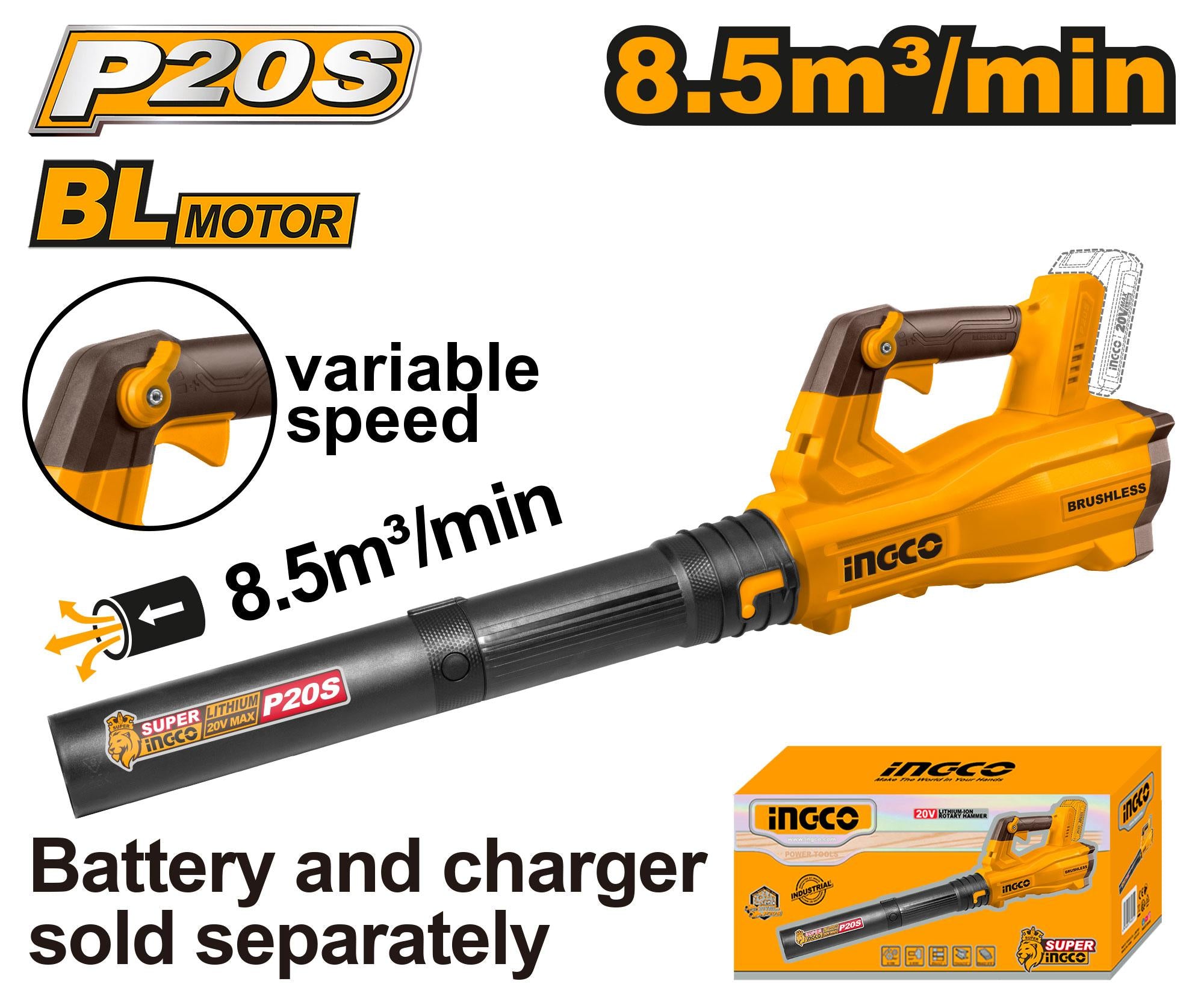Ingco Cordless blower 20V CABLI20428