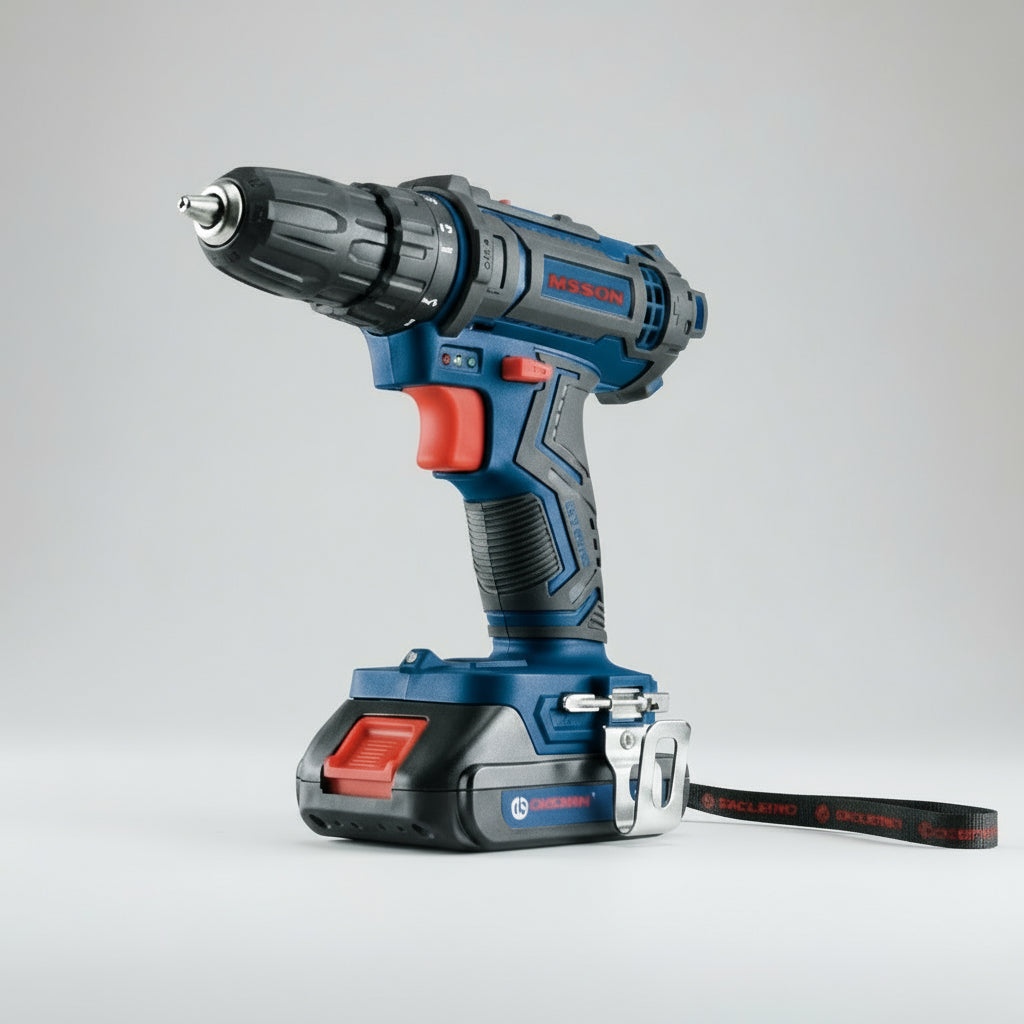 Gaocheng Cordless Driver Drill, 10mm, 21V, 1.5Ah, 65Nm, 2-Speed,, Rev, Ex. Battery, Li-ion, HD CD21V