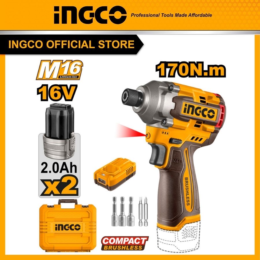 Ingco Affordable Impact Driver Ingco Cordless Impact Driver 16V