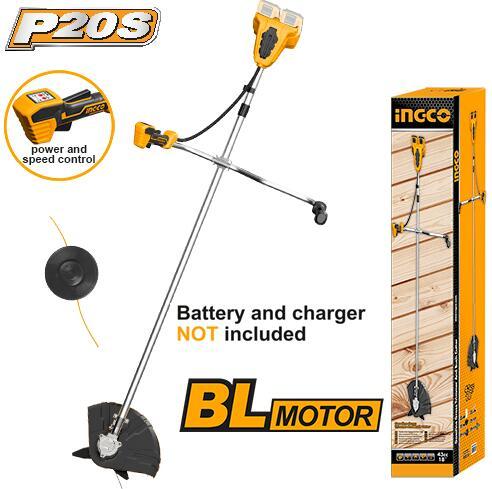 Ingco Cordless string trimmer and brush cutter 20V CSTLI20018